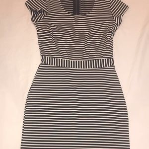 Brand new midi striped dress